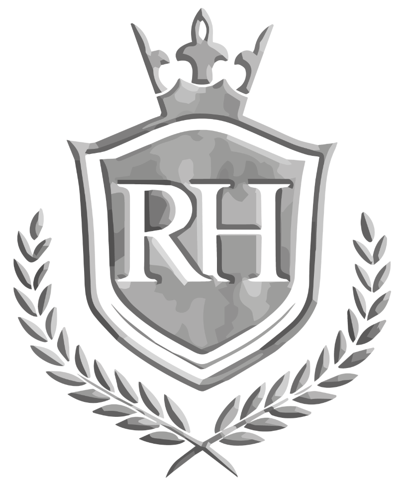 Roma-Hairstyling-Wappen-Graustufen